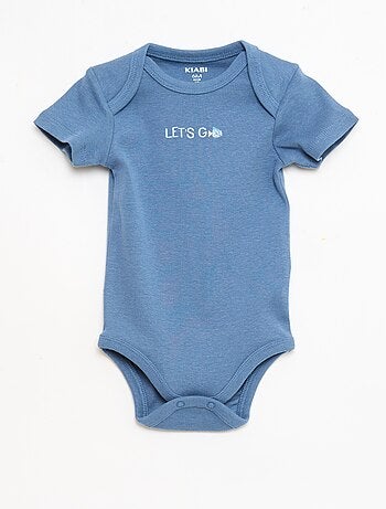 Lot de 5 bodies manches courtes en coton