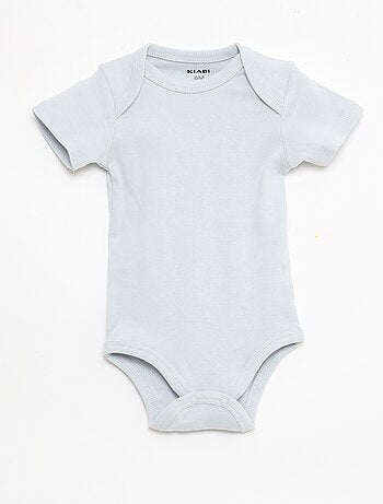 Lot de 5 bodies manches courtes en coton