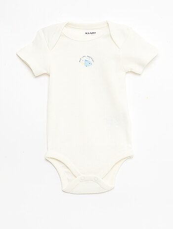 Lot de 5 bodies manches courtes en coton