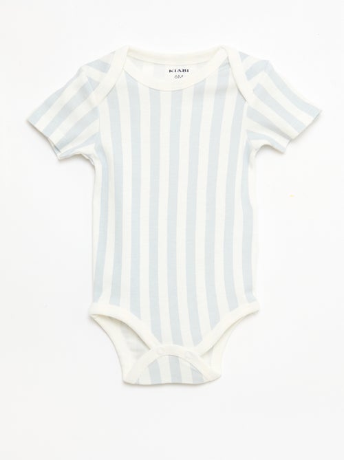 Lot de 5 bodies manches courtes en coton - Kiabi Lot de 5 bodies manches courtes en coton - Kiabi