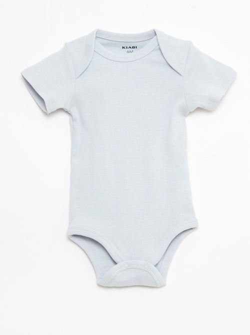 Lot de 5 bodies manches courtes en coton - Kiabi Lot de 5 bodies manches courtes en coton - Kiabi