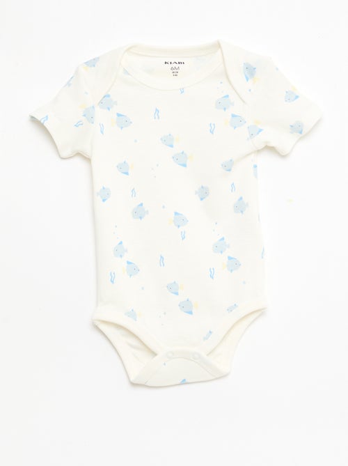 Lot de 5 bodies manches courtes en coton - Kiabi Lot de 5 bodies manches courtes en coton - Kiabi