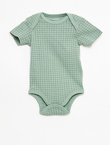 Lot de 5 bodies manches courtes en coton