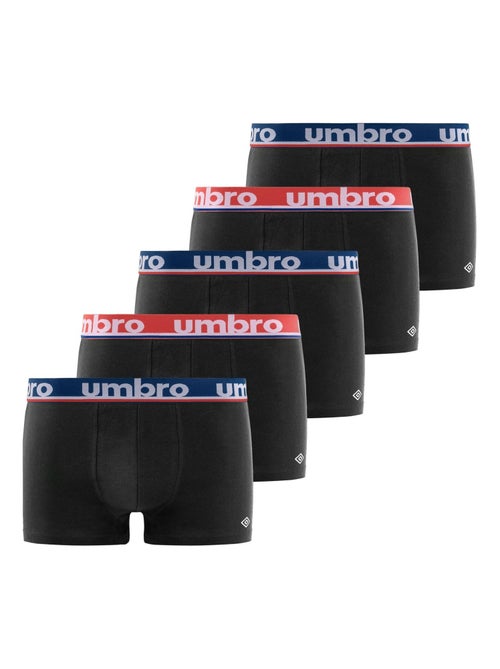 Lot de 5 boxers coton homme umbro - Kiabi Lot de 5 boxers coton homme umbro - Kiabi