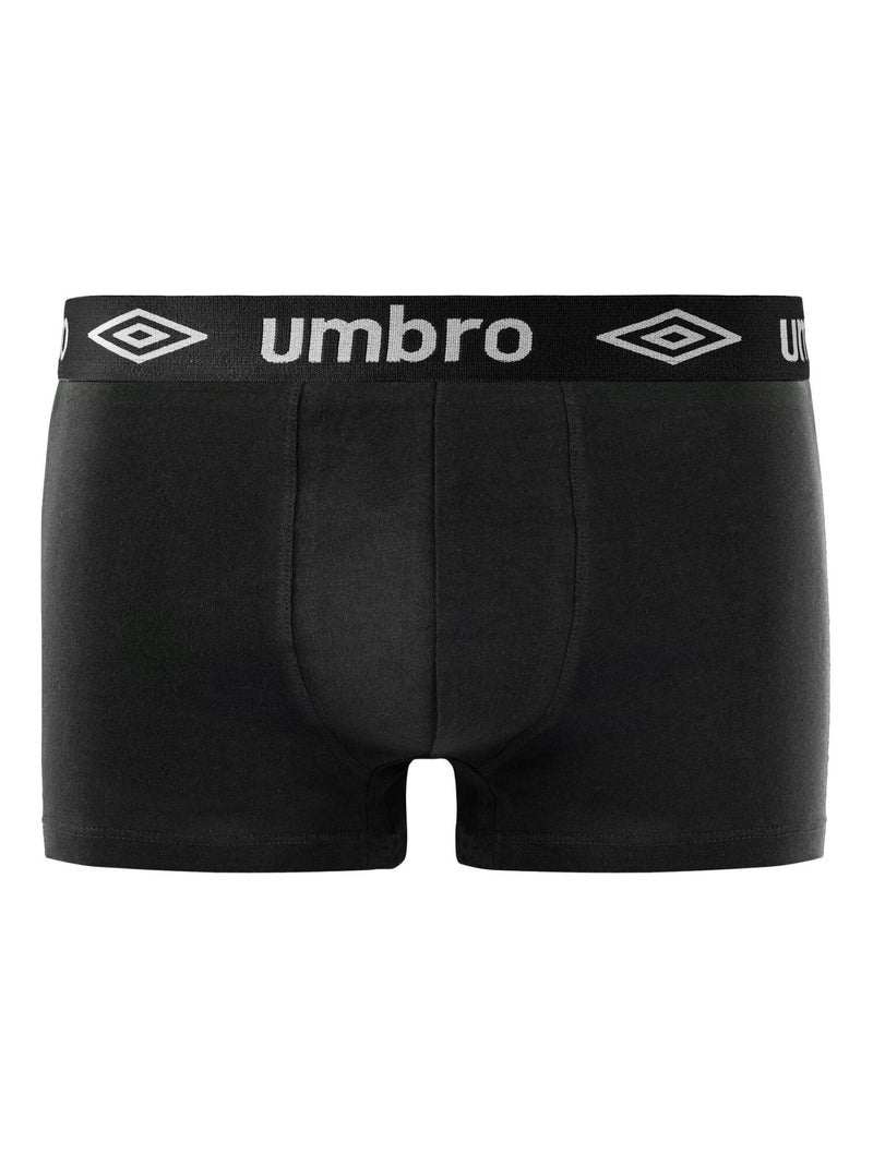 Lot de 5 boxers coton homme uni umbro Noir - Kiabi