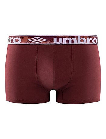 Lot de 5 boxers coton homme uni umbro