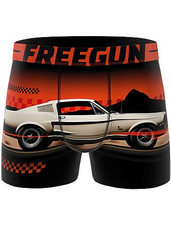 Lot de 5 boxers homme cars racing freegun