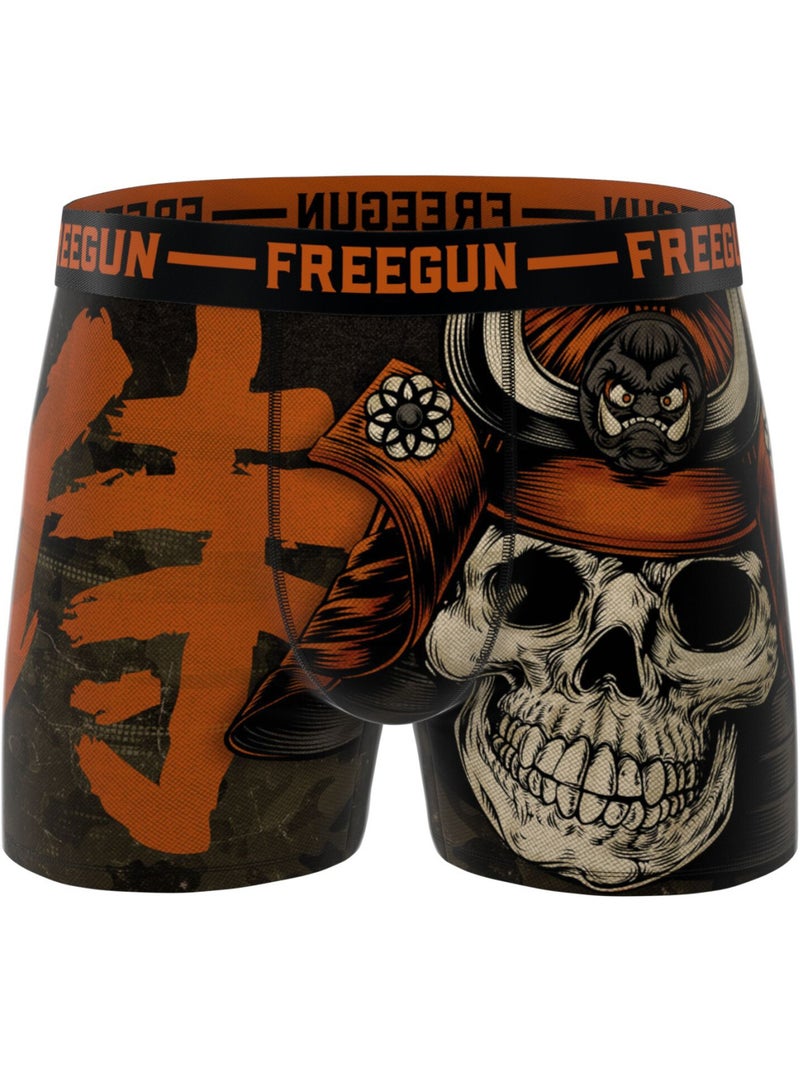 Lot de 5 boxers homme collection rock that freegun Rouge - Kiabi