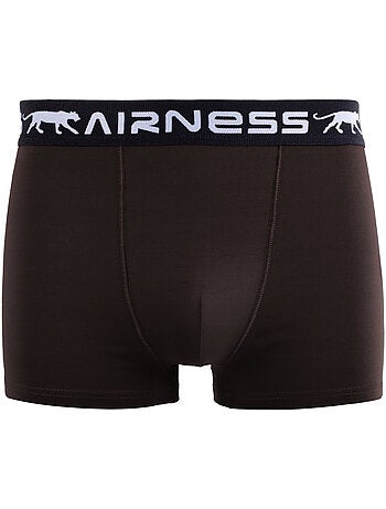 Lot de 5 boxers homme en coton ceinture colorée starter airness