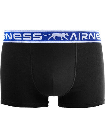 Lot de 5 boxers homme en coton ceinture colorée starter airness