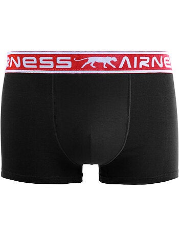 Lot de 5 boxers homme en coton ceinture colorée starter airness