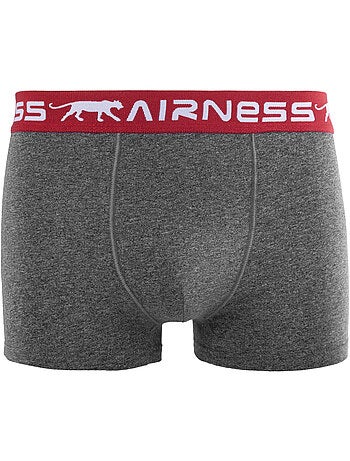 Lot de 5 boxers homme en coton ceinture colorée starter airness