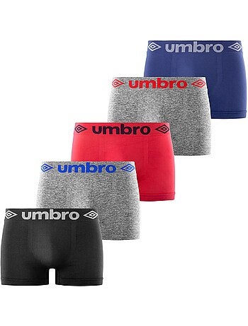 Lot de 5 boxers homme sans couture umbro