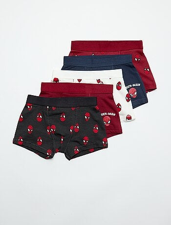 Lot de 5 boxers 'Spiderman'