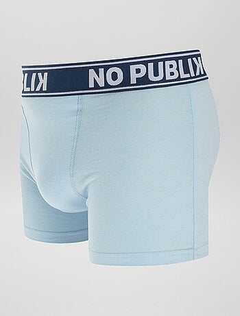 Lot de 5 boxers unis 'No Publik'