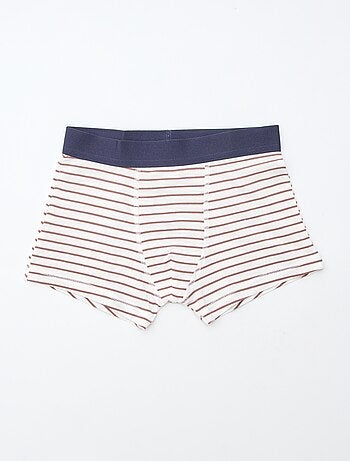 Lot de 5 boxers unis unis et imprimés