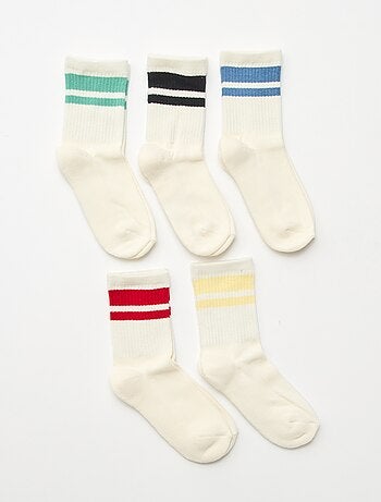 Lot de 5 chaussettes en coton