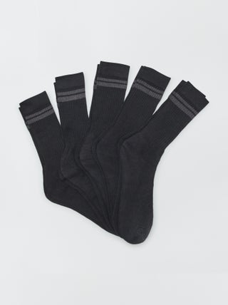 Lot de 5 chaussettes hautes