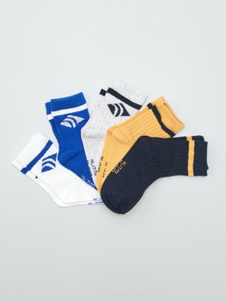 Lot de 5 chaussettes ludiques