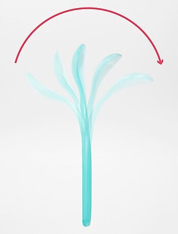 Lot de 5 cuillères souples 'Babymoov'