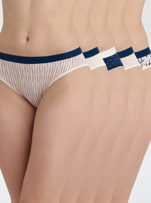 Lot de 5 culottes - Pockets Dim - Kiabi