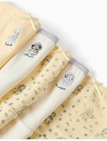 Lot de 5 culottes avec imprimés princesses disney