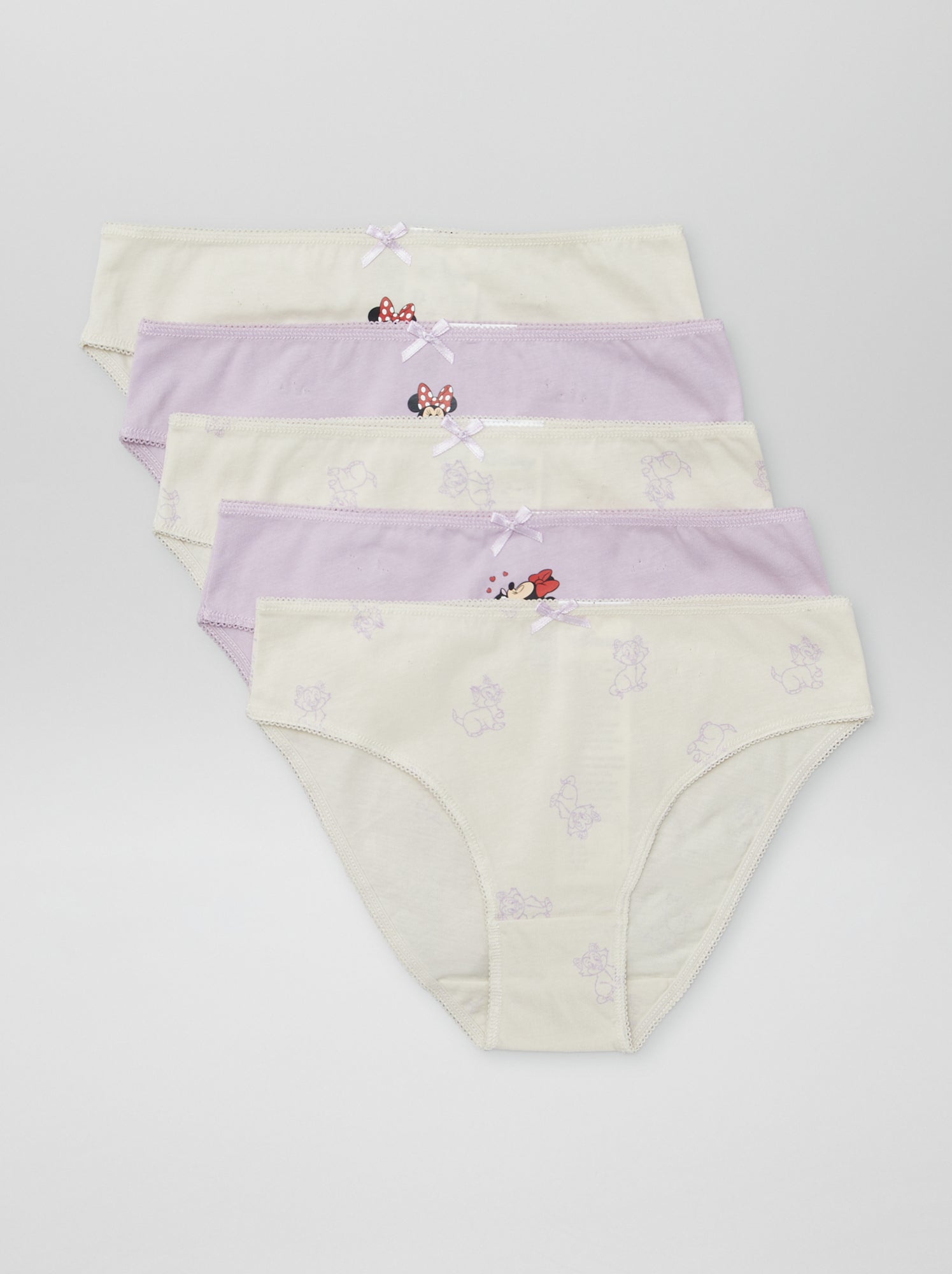 Culottes Hautes En Coton Peigné - Lot De 4 Imprimées Rouge - Confortables, Gainantes - Taille S à 6XL - 2
