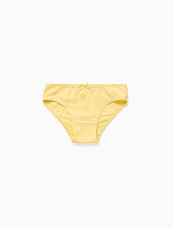 Lot de 5 culottes en coton à imprimés et nœuds