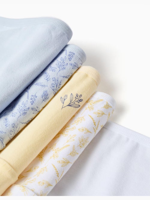 Lot de 5 culottes en coton à imprimés floraux - Kiabi