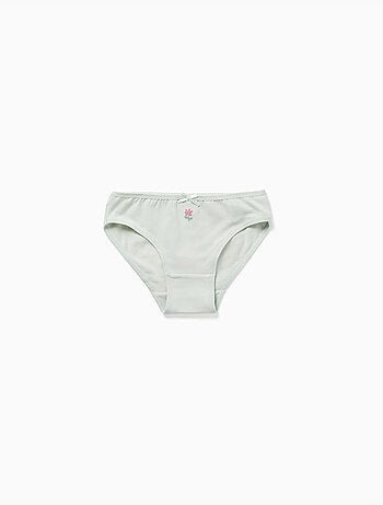Lot de 5 culottes en coton avec fleurs