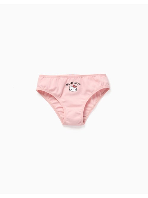 Lot de 5 culottes en coton avec imprimés hello kitty - Kiabi Lot de 5 culottes en coton avec imprimés hello kitty - Kiabi