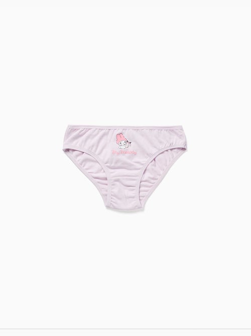 Lot de 5 culottes en coton avec imprimés kuromi - Kiabi Lot de 5 culottes en coton avec imprimés kuromi - Kiabi