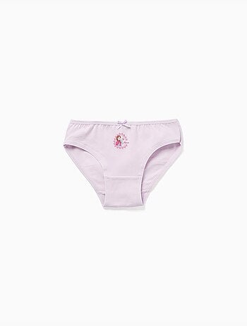 Lot de 5 culottes en coton avec imprimés la reine des neiges