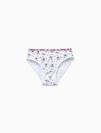 Lot de 5 culottes en coton avec imprimés stitch