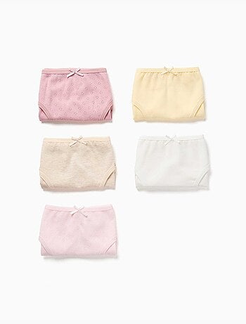 Lot de 5 culottes en coton