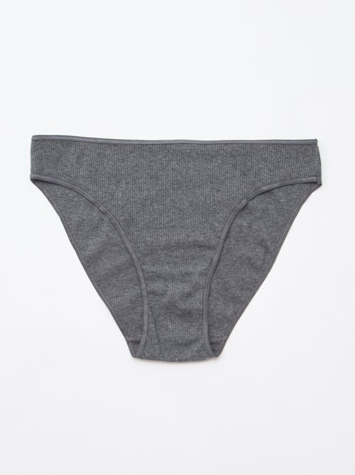 Lot de 5 culottes en maille côtelée - Kiabi