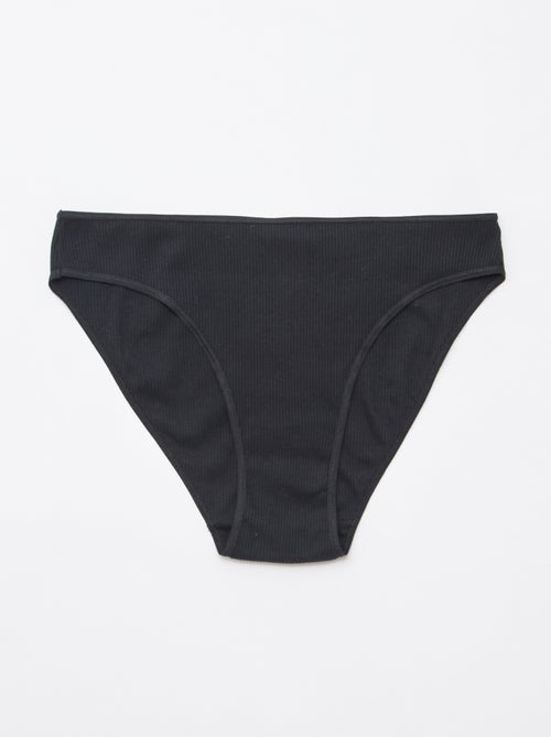 Lot de 5 culottes en maille côtelée - Kiabi