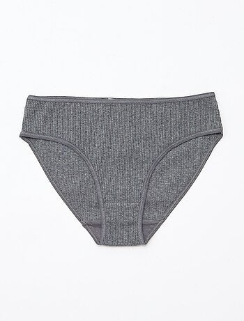 Lot de 5 culottes en maille côtelée