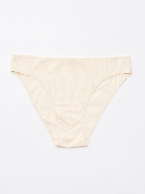 Lot de 5 culottes en maille côtelée - Kiabi