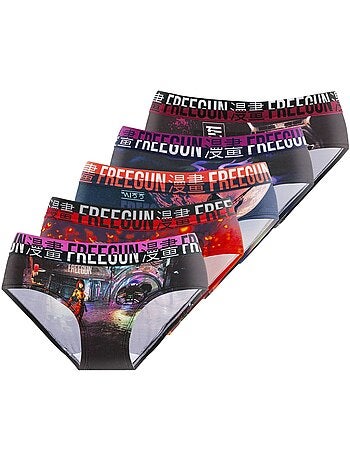 Lot de 5 culottes fille fantasy freegun