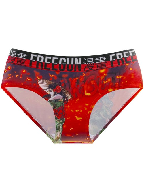 Lot de 5 culottes fille fantasy freegun - Kiabi