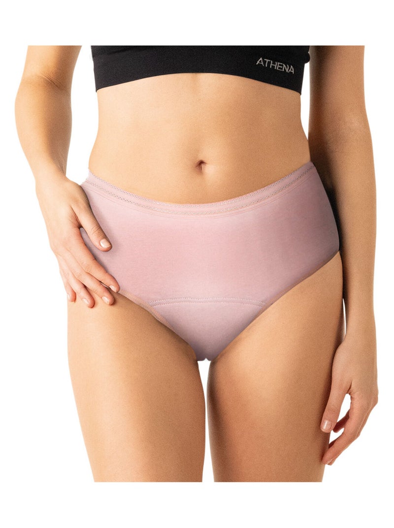 Lot de 5 culottes menstruelles taille haute femme athena Rose - Kiabi