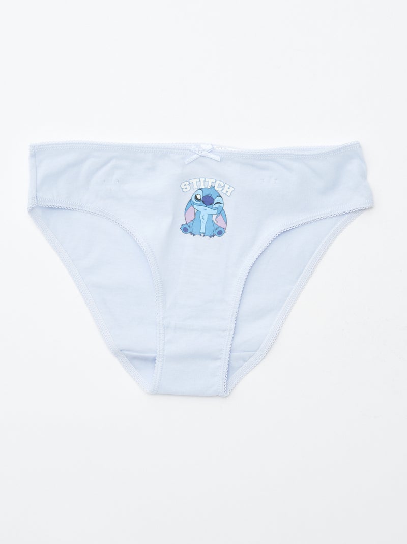 Lot de 5 culottes 'Stitch' Bleu - Kiabi