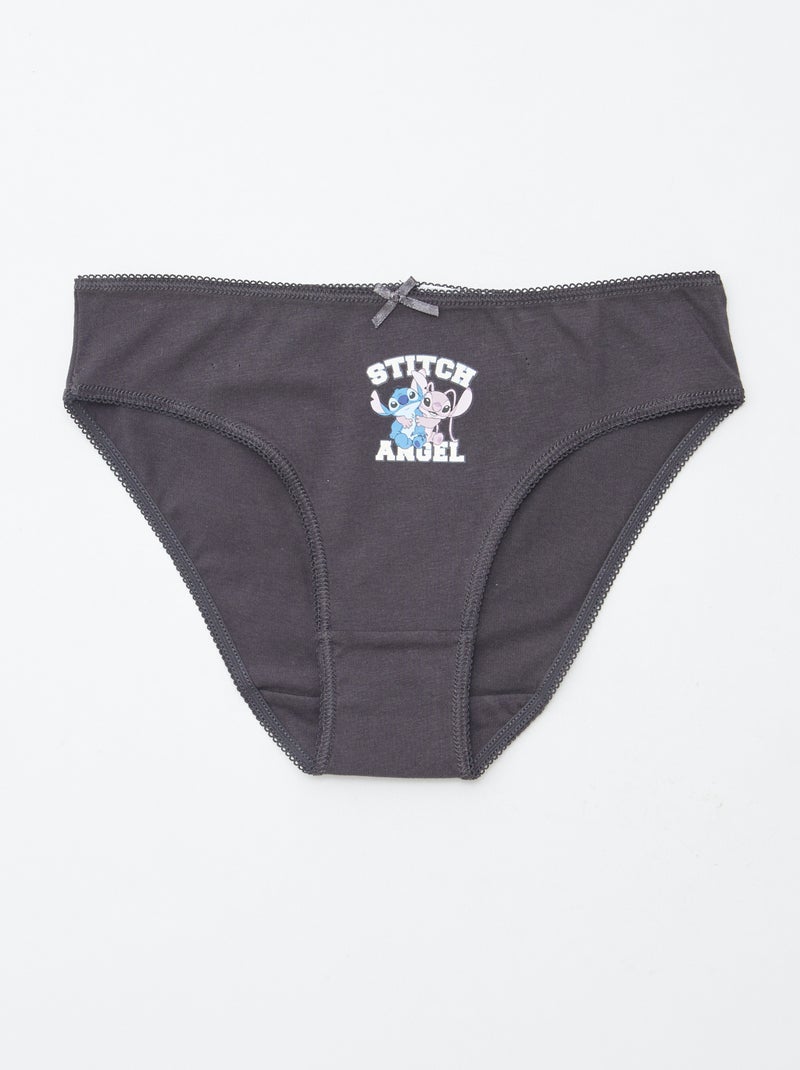Lot de 5 culottes 'Stitch' Bleu - Kiabi