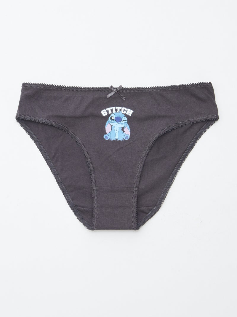 Lot de 5 culottes 'Stitch' Bleu - Kiabi