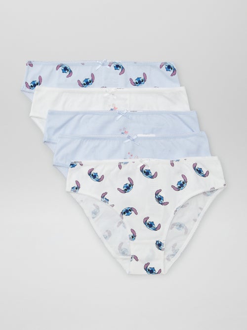 Lot de 5 culottes 'Stitch' de 'Disney' - Kiabi