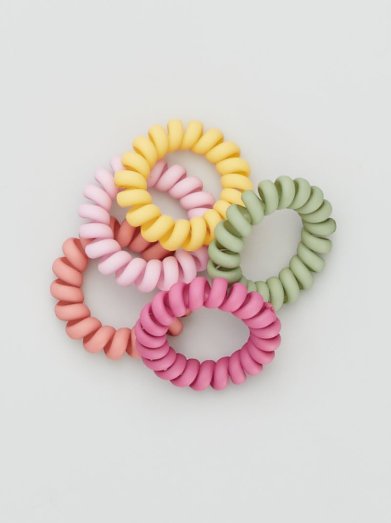 Lot de 5 élastiques multicolore - Kiabi
