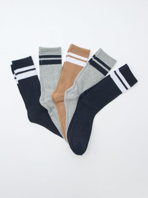 Lot de 5 paires de chaussettes - Kiabi