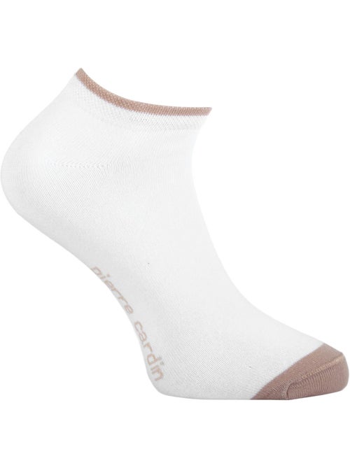 Lot de 5 paires de chaussettes courtes femme à motif pack a pierre cardin - Kiabi Lot de 5 paires de chaussettes courtes femme à motif pack a pierre cardin - Kiabi
