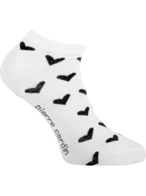 Lot de 5 paires de chaussettes courtes femme à motif pack b pierre cardin - Kiabi Lot de 5 paires de chaussettes courtes femme à motif pack b pierre cardin - Kiabi